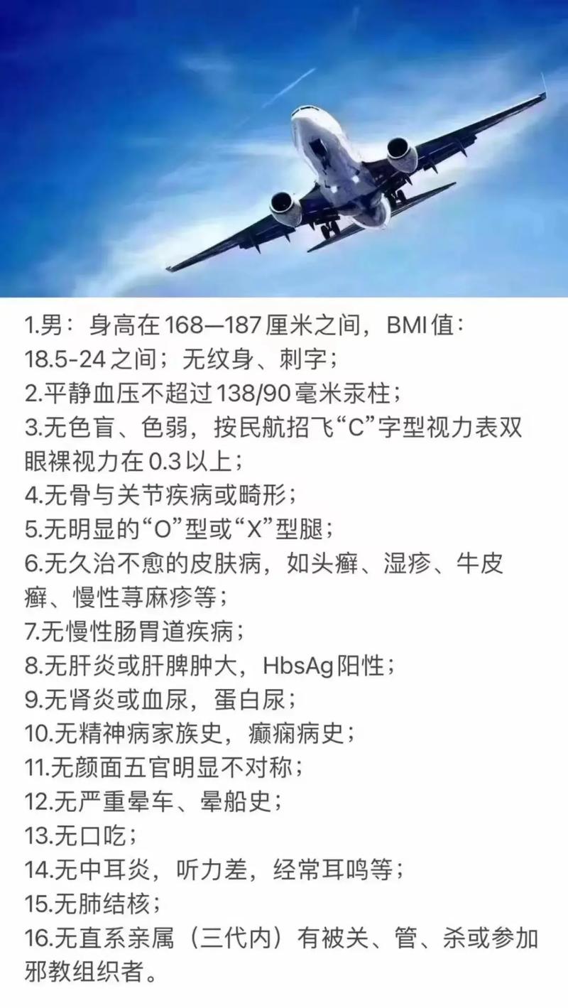 最新民航招飞体检标准，探索自然美景，追寻飞翔之梦的梦想启程